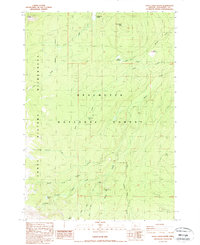 Trout Creek Butte 1988 topographic map thumbnail