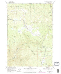 Trout Meadows 1972 topographic map preview