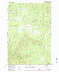 Trout Meadows 1972 topographic map preview