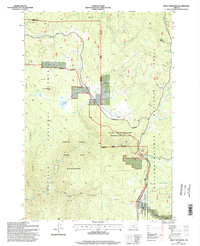 Trout Meadows 1995 topographic map thumbnail