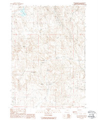 Tub Mountain 1988 topographic map thumbnail