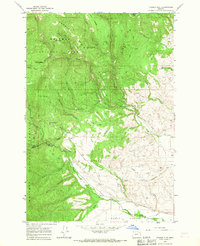 Tucker Flat 1965 topographic map thumbnail