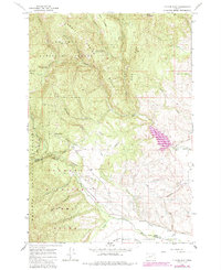 Tucker Flat 1965 topographic map thumbnail