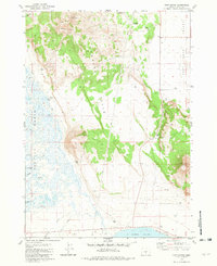 Tuff Butte 1981 topographic map preview