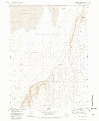 Tule Springs 1981 topographic map thumbnail