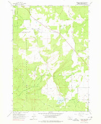 Tumalo Dam 1962 topographic map thumbnail