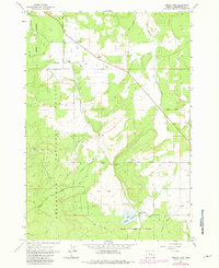 Tumalo Dam 1962 topographic map thumbnail