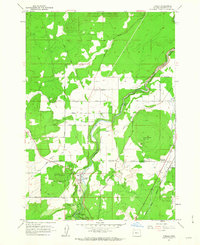 Tumalo 1962 topographic map thumbnail