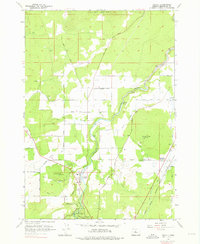 Tumalo 1962 topographic map thumbnail