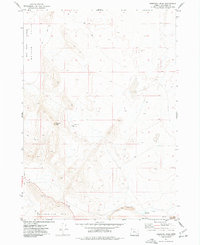Turnbull Peak 1974 topographic map thumbnail