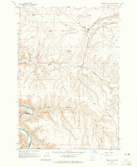 Turner Butte 1964 topographic map thumbnail