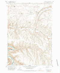 Turner Butte 1964 topographic map thumbnail