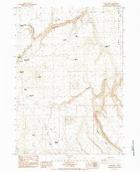 Turpin Knoll 1984 topographic map thumbnail