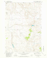 Twelvemile Reservoir 1981 topographic map thumbnail
