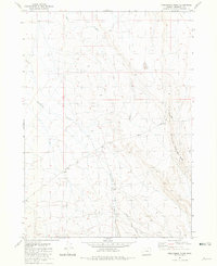 Twelvemile Ridge 1981 topographic map thumbnail