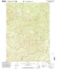 Twin Lakes Mountain 1997 topographic map thumbnail