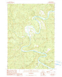 Tyee 1990 topographic map thumbnail