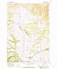 Ukiah 1967 topographic map thumbnail