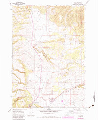 Ukiah 1967 topographic map preview