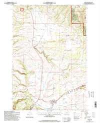Ukiah 1995 topographic map thumbnail