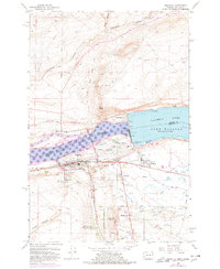 Umatilla 1962 topographic map thumbnail