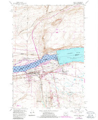 Umatilla 1962 topographic map preview