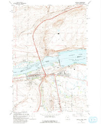 Umatilla 1993 topographic map thumbnail