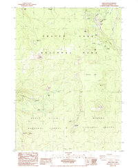 Union Peak 1985 topographic map preview