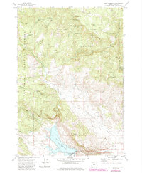 Unity Reservoir 1972 topographic map preview
