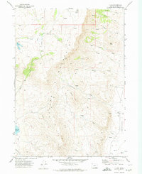 V Lake 1971 topographic map thumbnail