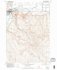 Vale East 1967 topographic map thumbnail