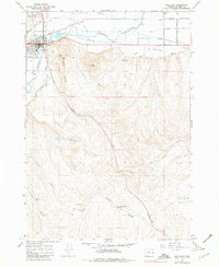 Vale East 1967 topographic map thumbnail