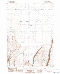 Vaughn Well 1986 topographic map thumbnail