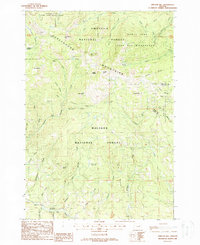 Vinegar Hill 1988 topographic map thumbnail