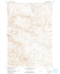 Virtue Flat 1967 topographic map preview