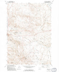 Virtue Flat 1994 topographic map thumbnail