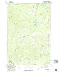 Wahtum Lake 1979 topographic map thumbnail