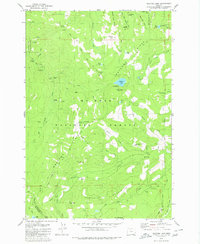 Wahtum Lake 1979 topographic map thumbnail