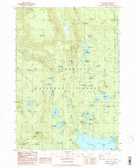 Waldo Mountain 1986 topographic map thumbnail