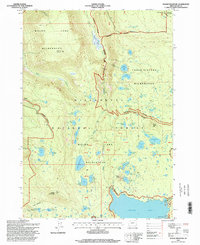 Waldo Mountain 1997 topographic map thumbnail