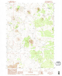 Walker Butte 1983 topographic map preview