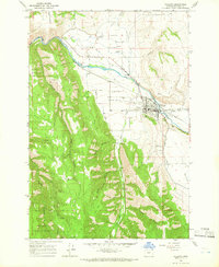 Wallowa 1964 topographic map preview