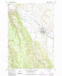 Wallowa 1964 topographic map preview