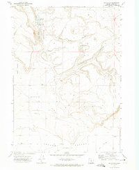 Walls Lake 1971 topographic map preview