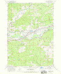 Walterville 1967 topographic map preview