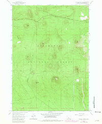 Wanoga Butte 1963 topographic map thumbnail