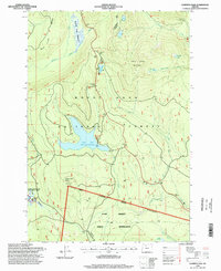 Wapinitia Pass 1996 topographic map thumbnail