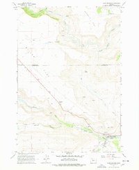 Warm Springs 1963 topographic map thumbnail