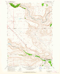 Warm Springs 1963 topographic map thumbnail