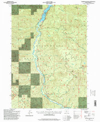 Warner Mountain 1997 topographic map preview